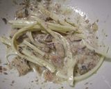さけるチーズとオイルサーディンでパスタ♪作り方3写真