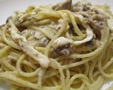 さけるチーズとオイルサーディンでパスタ♪作り方5写真