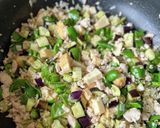 夏野菜の和風ガパオ作り方2写真