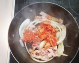 ご飯がすすむ豚キムチのかんたん味噌汁作り方2写真
