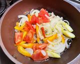 青紫蘇とフレッシュトマトのパスタ作り方1写真
