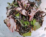 茹でやりいかとひじきのワサマヨ和え作り方3写真