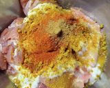 タンドリー風グリルチキンと付け合わせ作り方1写真
