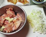 タンドリー風グリルチキンと付け合わせ作り方5写真