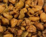 鶏もも肉の小間切れで照り焼きチキン♪作り方3写真