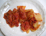 ご飯がすすむ！イカとキムチの炒め物作り方2写真