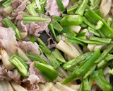 ジャガイモとピーマン、豚肉のカレー炒め作り方5写真