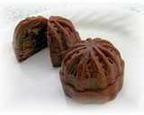 豆沙合桃月餅（クルミ入り小豆あん月餅）作り方4写真