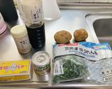 じゃが・コーン・ほうれん草のバター炒め作り方1写真