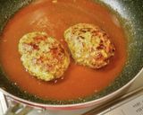 今夜の夜ご飯♡ハンバーグでミルバーグ♡作り方6写真