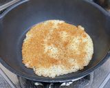 フライパン　レンチンご飯で　焼きおにぎり作り方3写真