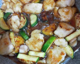 鶏むね肉とズッキーニの柚子胡椒炒め作り方4写真