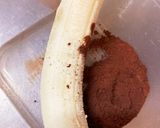 材料3つ！ココアバナナケーキ作り方1写真