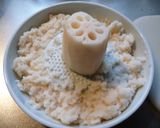 れんこん団子のもちもち味噌汁作り方2写真