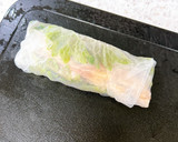ささみとみょうがのナムルの生春巻き作り方7写真