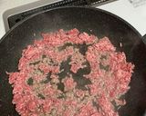 ひき肉とうす切りポテトケチャップマヨ焼き作り方2写真