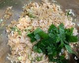 青じそ入り　ふんわりつくねハンバーグ作り方4写真