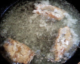 鰤とごぼうのからあげ：葱サラダ添え作り方5写真
