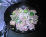 **鶏肉とねぎの塩炒め**作り方4写真