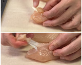 ささみの梅肉炒め作り方1写真