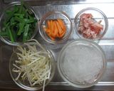 チャプチェ(春雨の炒め物)作り方1写真