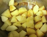アップルケーキと米粉のクランブル作り方4写真