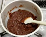 HMで簡単チョコあんこサンドココアケーキ作り方1写真