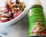 タコとお豆のバジルサラダ作り方2写真