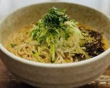 もずくチャンプルーごまだれ冷やしそうめん作り方7写真