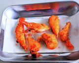 エビフライカレーピザ作り方2写真