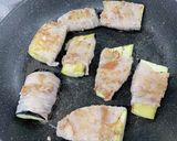 ふわとろ長なすと九条ねぎの豚肉巻き作り方6写真