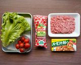 ケチャップとカレールウで簡単タコライス作り方1写真