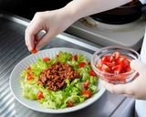 ケチャップとカレールウで簡単タコライス作り方5写真