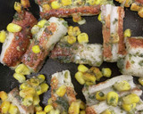 【米粉活用】チクワとコーンの揚げ焼き作り方3写真
