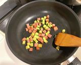 【簡単】ベーコンとズッキーニのカレー風味作り方3写真