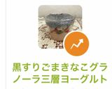 黒すりごまきなこグラノーラ三層ヨーグルト作り方9写真