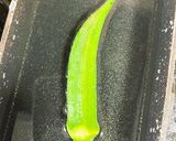 今朝の4w1hサンド「鶏×オクラ」作り方1写真