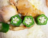 今朝の4w1hサンド「鶏×オクラ」作り方3写真