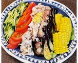 カラフル夏野菜の豚しゃぶサラダ作り方8写真