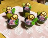 季節ゼリー*甘い紫陽花の花が咲きました♡作り方17写真