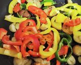 カラフル夏野菜とタコのマリネ作り方1写真