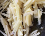 豆苗のしょうが炒め作り方1写真