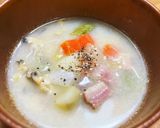 うちの豆乳クラムチャウダー作り方8写真