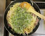 超簡単☆かいわれベーコン塩パスタ♪♪作り方7写真