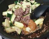 旨辛ズッキーニ味噌炒め★ワンパン★簡単作り方5写真