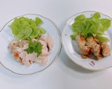 チキンソテーホホホタケ明太クリームソース作り方10写真