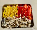 彩りパプリカの豚ポン炒め作り方1写真