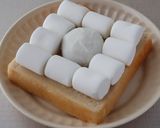 マシュマロ大福トースト作り方2写真