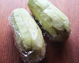 丸ごとなすのレンジ蒸し♡ワサビだれ作り方2写真