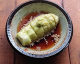丸ごとなすのレンジ蒸し♡ワサビだれ作り方5写真